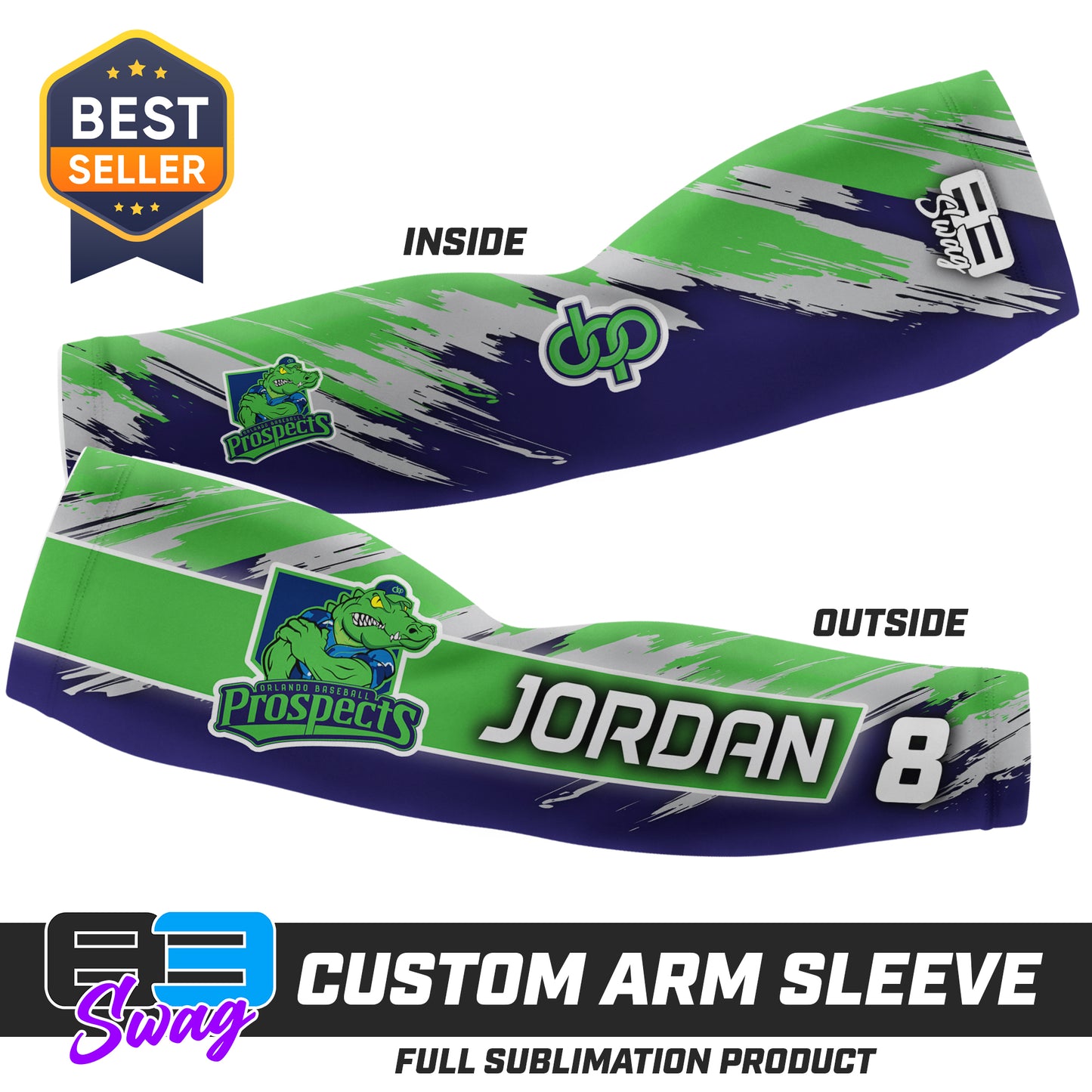 Arm Sleeve - Orlando Baseball Prospects - Swamp Kings