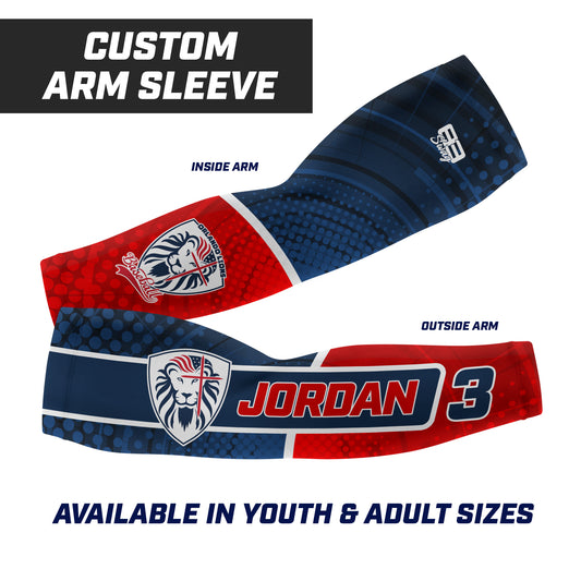 CUSTOM - Full Sublimated Arm Sleeve - Orlando Lions Baseball