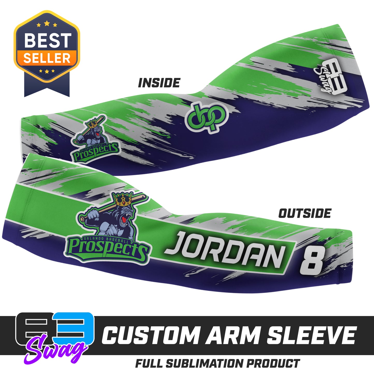 Arm Sleeve - Orlando Baseball Prospects - Gorilla Kings