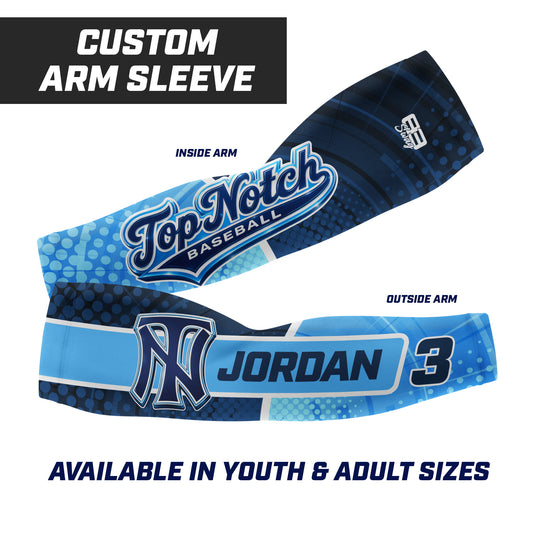CUSTOM - Full Sublimated Arm Sleeve - Top Notch Baseball