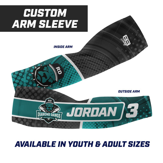 CUSTOM - Full Sublimated Arm Sleeve - Diamond Dawgs Baseball