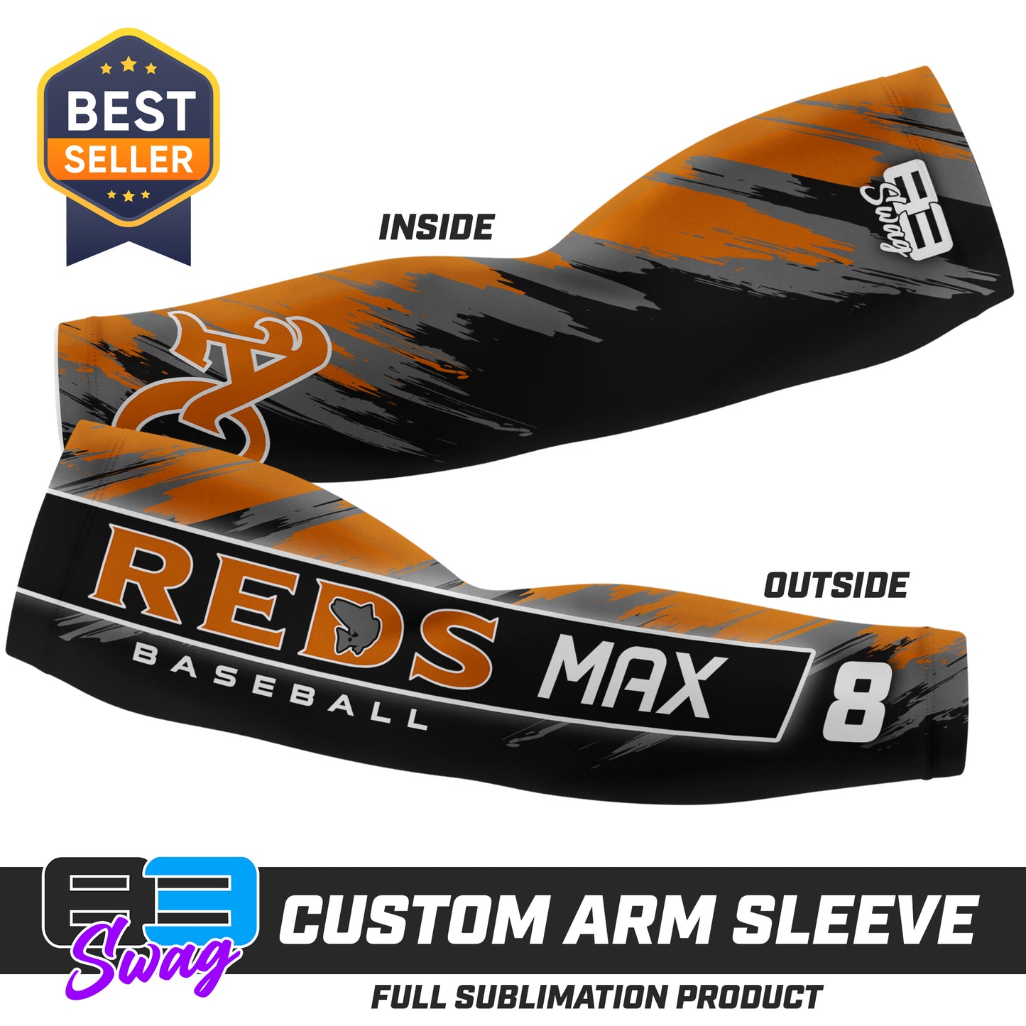 Arm Sleeve - ANCIENT CITY REDS