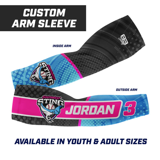 CUSTOM - Full Sublimated Arm Sleeve - Southwest Sting Baseball