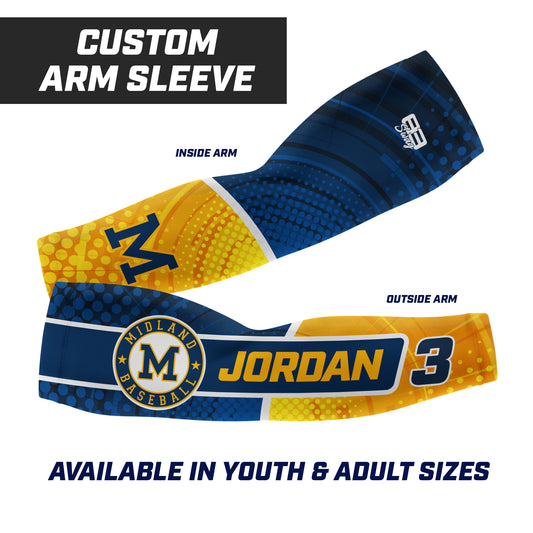 CUSTOM - Full Sublimated Arm Sleeve - Midland Baseball