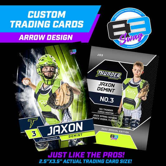 Arrow Design - Custom Player Trading Cards