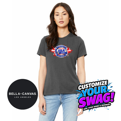 Bella + Canvas B6400 Women's Relaxed Jersey Short-Sleeve T-Shirt - A&A Baseball Elite