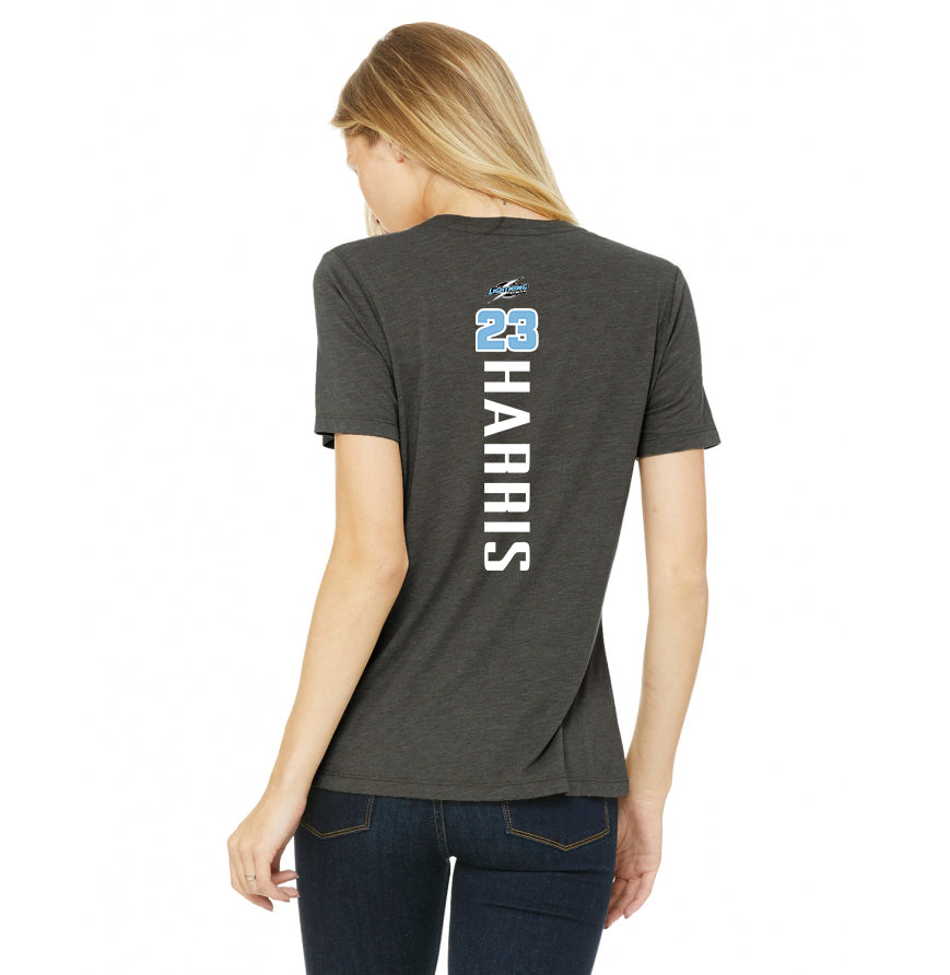 Bella + Canvas B6400 Women's Relaxed Jersey Short-Sleeve T-Shirt - Lightning Premier Softball