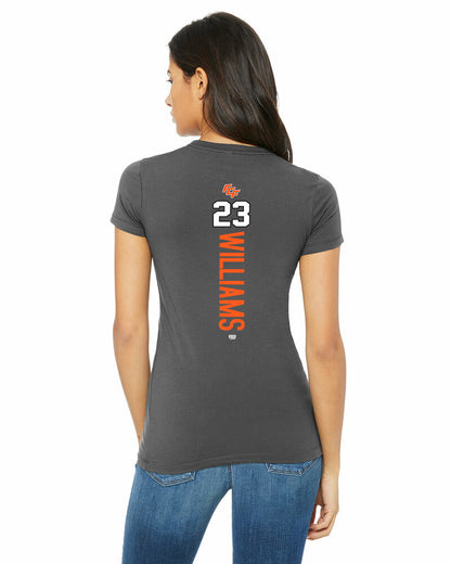 Bella + Canvas 6004 Women's The Favorite T-Shirt - FCF Flight Baseball