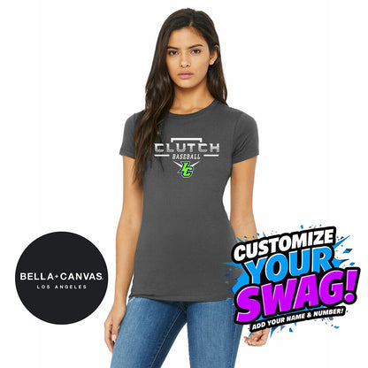 Bella + Canvas 6004 Women's The Favorite T-Shirt - Indy Clutch Baseball