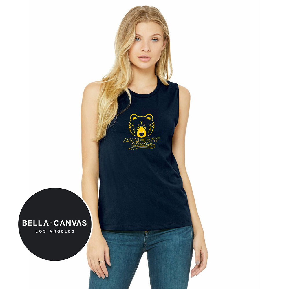 Bella + Canvas B6003 Women's Jersey Muscle Tank - Avery Cubs