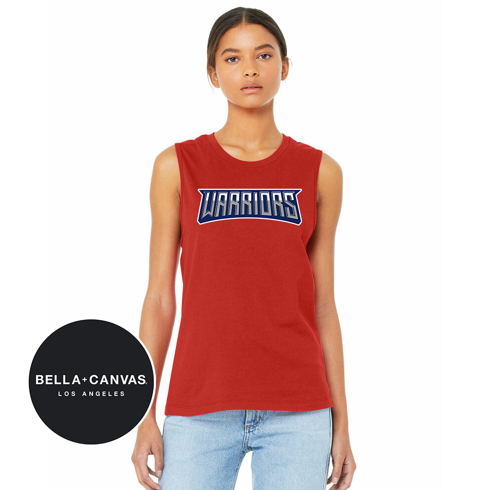 Bella + Canvas B6003 Women's Jersey Muscle Tank - Tampa Warriors Baseball