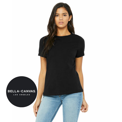 DIY - Bella + Canvas B6400 Women's Relaxed Jersey Short-Sleeve T-Shirt