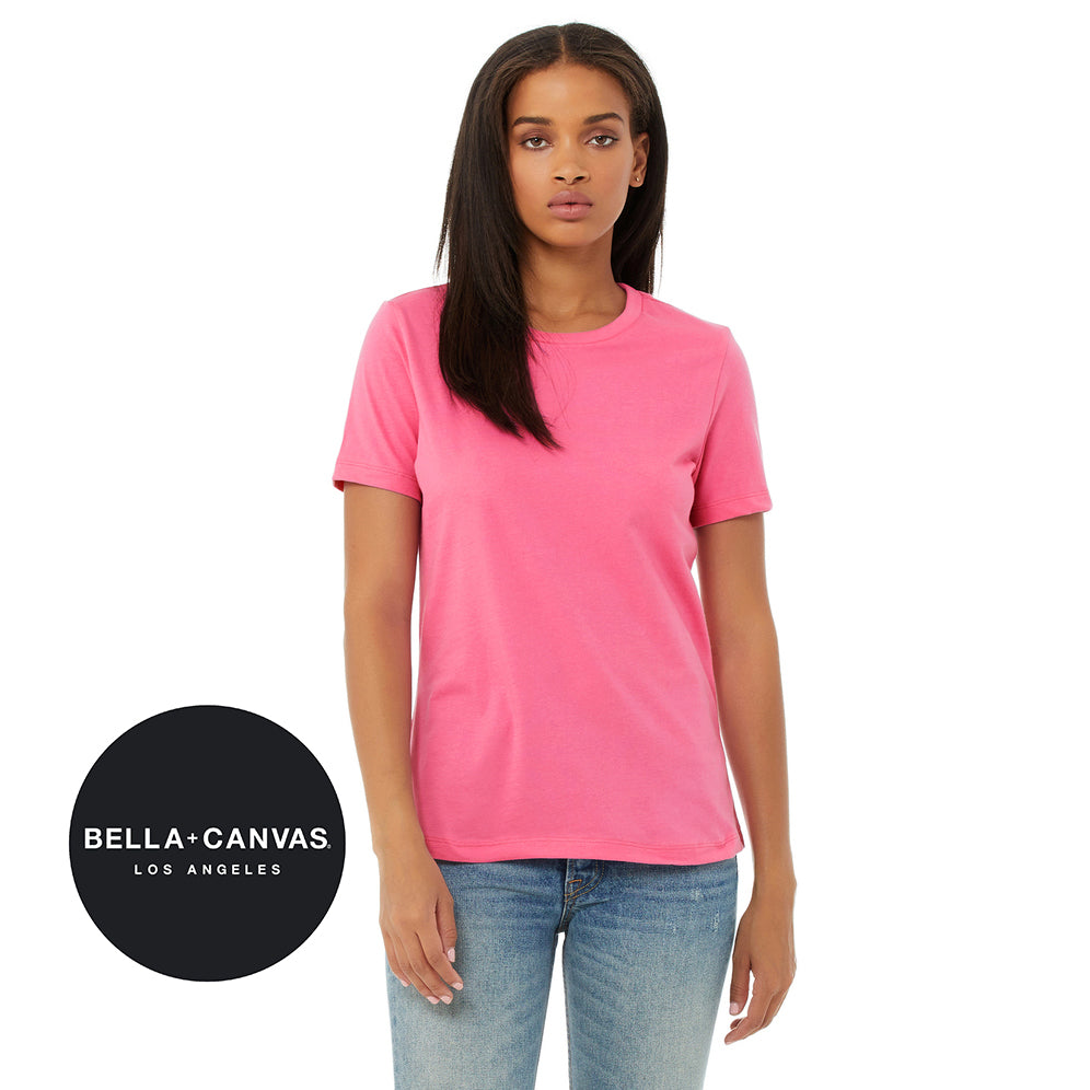 DIY - Bella + Canvas B6400 Women's Relaxed Jersey Short-Sleeve T-Shirt