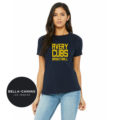 Bella + Canvas B6400 Women's Relaxed Jersey Short-Sleeve T-Shirt - Avery Cubs