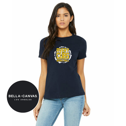 Bella + Canvas B6400 Women's Relaxed Jersey Short-Sleeve T-Shirt - Avery Cubs