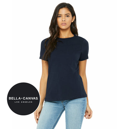 DIY - Bella + Canvas B6400 Women's Relaxed Jersey Short-Sleeve T-Shirt