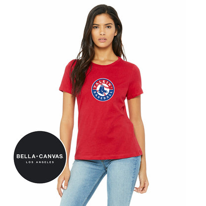 Bella + Canvas B6400 Women's Relaxed Jersey Short-Sleeve T-Shirt - Talkin Baseball