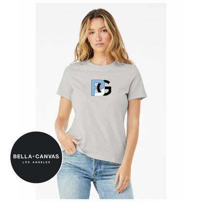 Bella + Canvas B6400 Womens Relaxed Jersey Short-Sleeve T-Shirt - Lightning Baseball