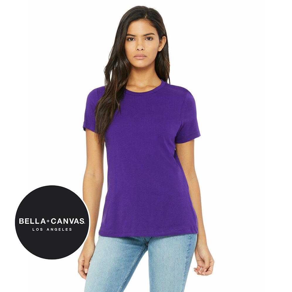DIY - Bella + Canvas B6400 Women's Relaxed Jersey Short-Sleeve T-Shirt