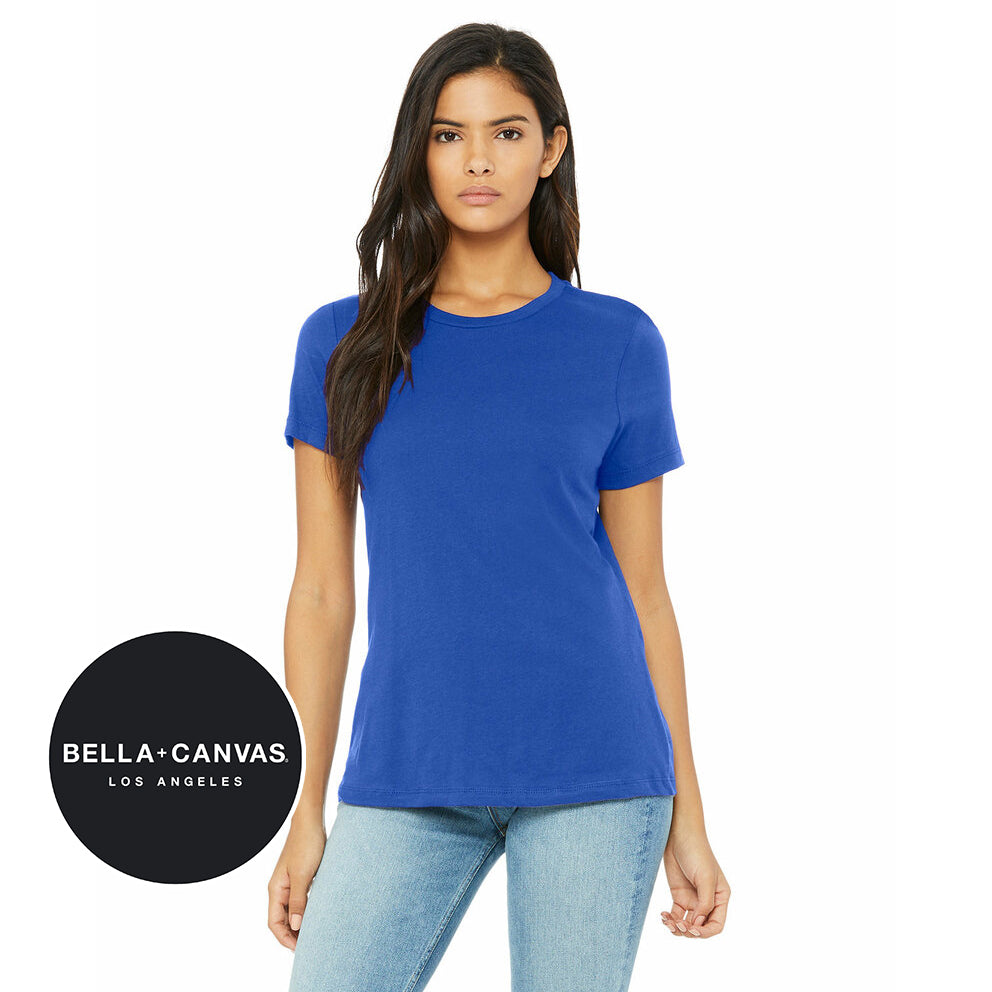 DIY - Bella + Canvas B6400 Women's Relaxed Jersey Short-Sleeve T-Shirt