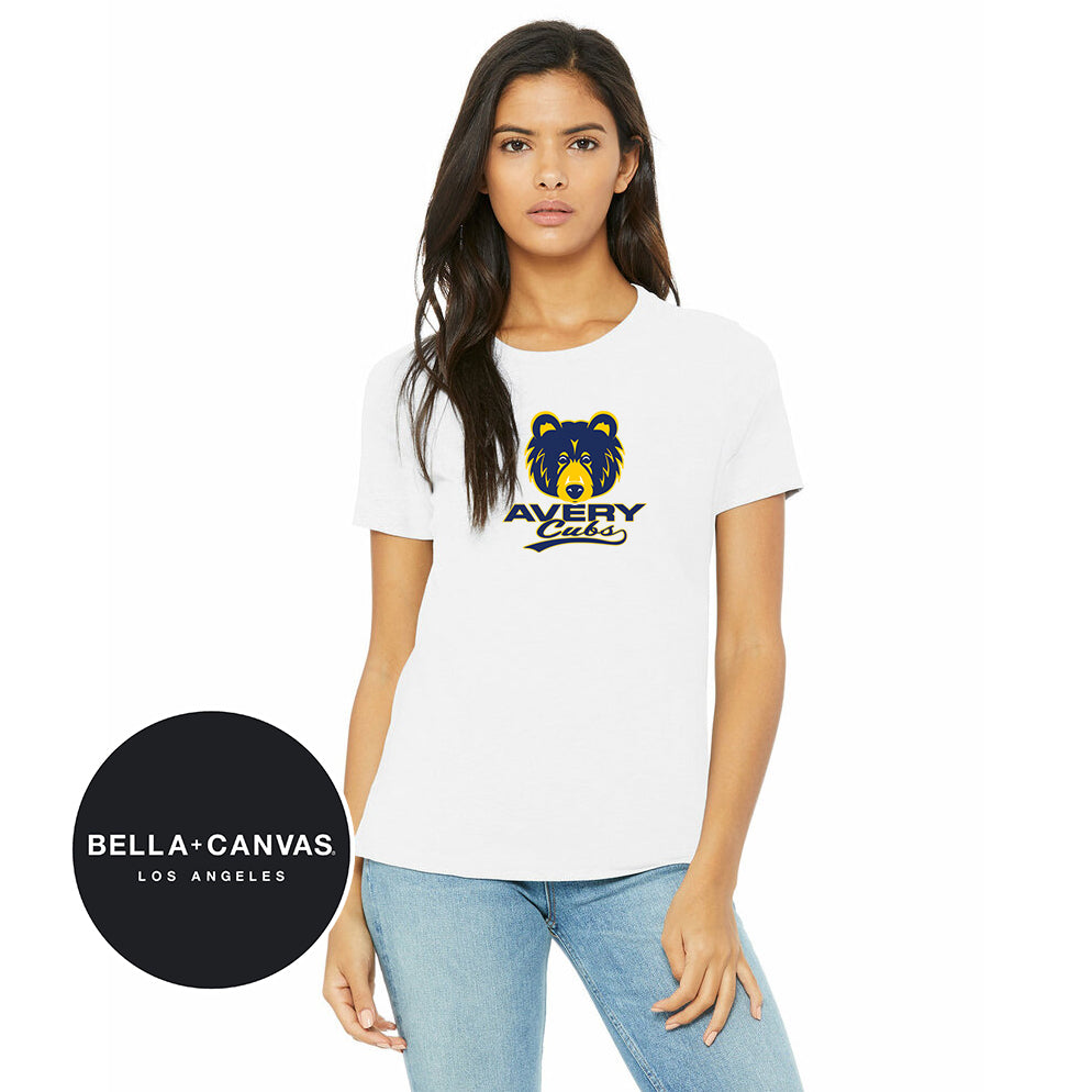 Bella + Canvas B6400 Women's Relaxed Jersey Short-Sleeve T-Shirt - Avery Cubs