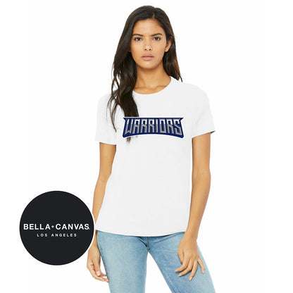 Bella + Canvas B6400 Womens Relaxed Jersey Short-Sleeve T-Shirt - Tampa Warriors Baseball