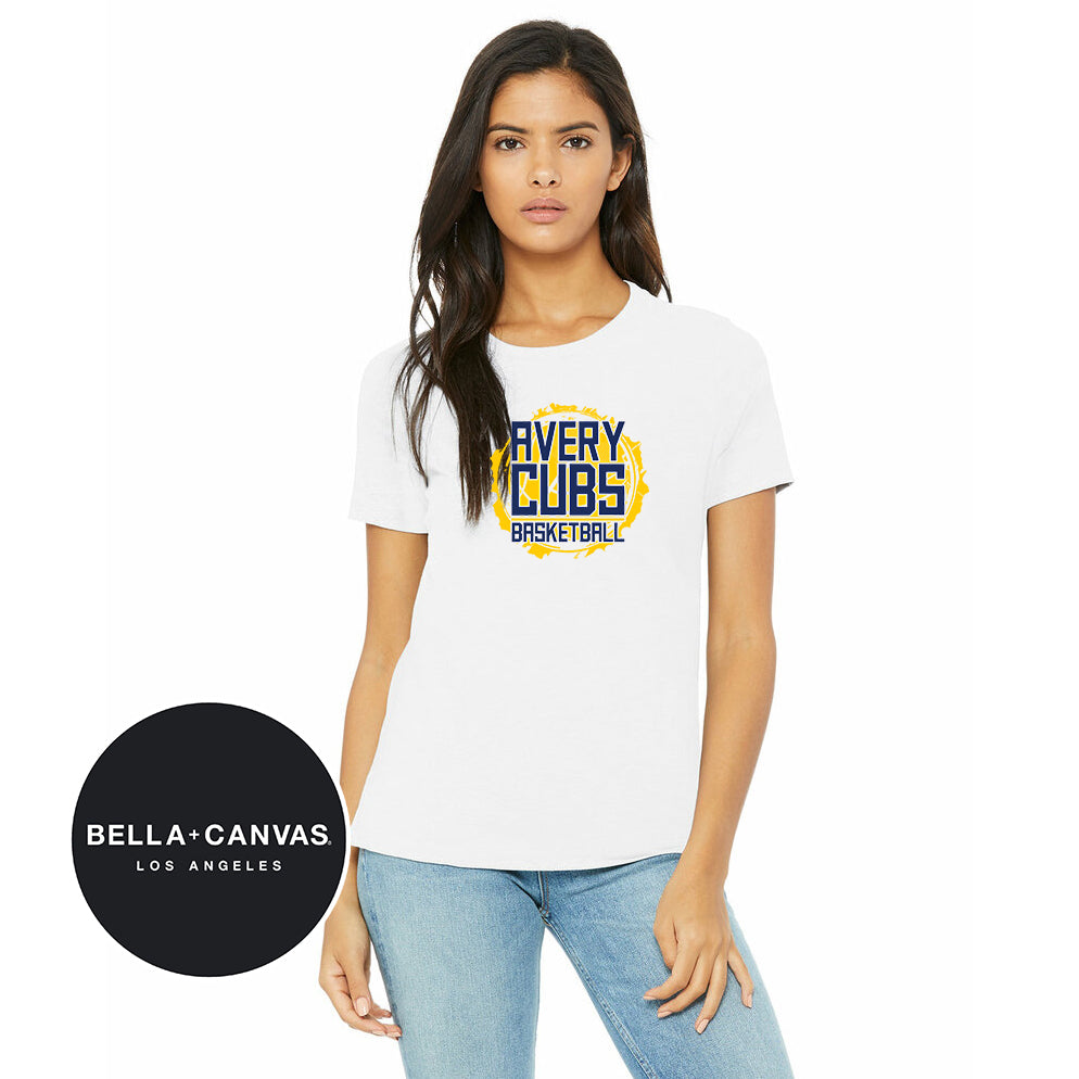 Bella + Canvas B6400 Women's Relaxed Jersey Short-Sleeve T-Shirt - Avery Cubs