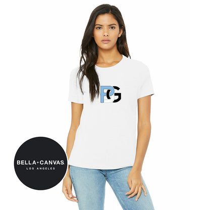 Bella + Canvas B6400 Womens Relaxed Jersey Short-Sleeve T-Shirt - Lightning Baseball