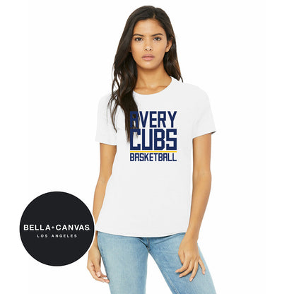 Bella + Canvas B6400 Women's Relaxed Jersey Short-Sleeve T-Shirt - Avery Cubs