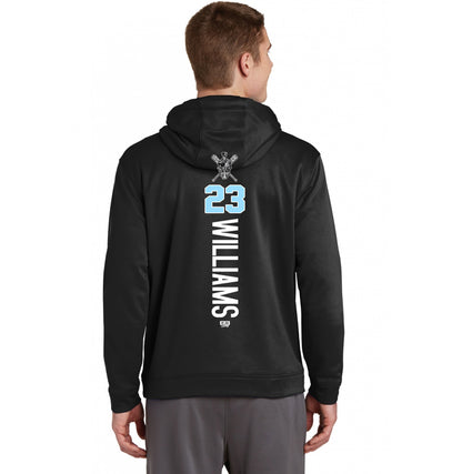 Sport-Tek Sport-Wick Fleece Hooded Pullover F244 - St. Johns Titans Baseball
