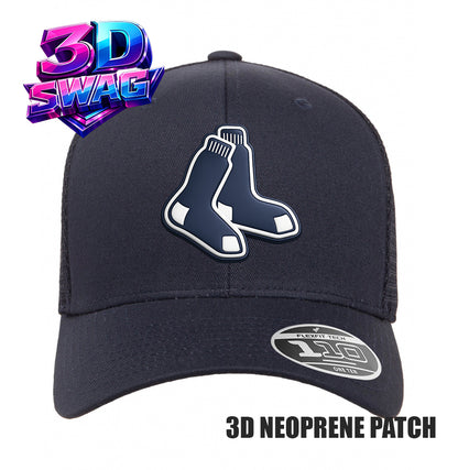 BLUESOX - 3D PATCH TEAM HATS - Flexfit 110M Mesh Hat