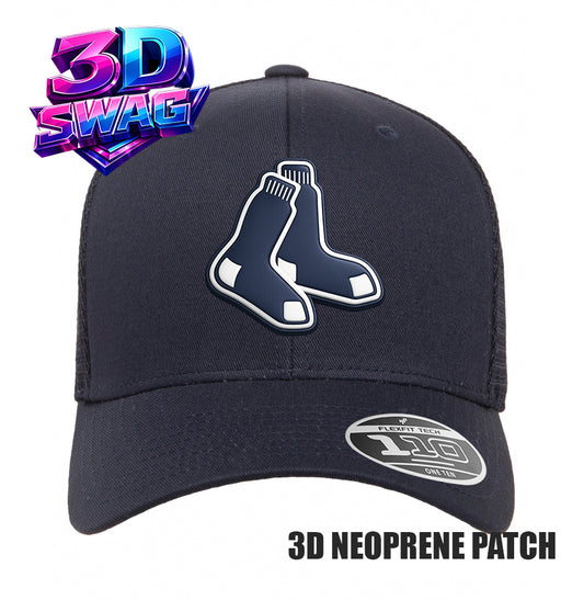 BLUESOX - 3D PATCH TEAM HATS - Flexfit 110M Mesh Hat