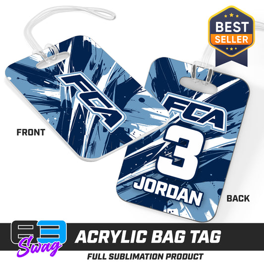Hard Acrylic Bag Tag - FCA BASEBALL 2026 VERSION