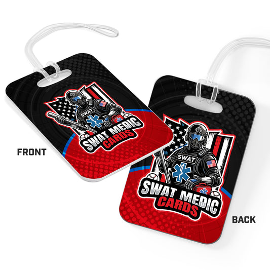 CUSTOM - Hard Acrylic Bag Tag - Swat Medic Cards