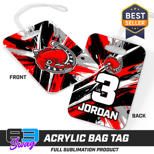 CUSTOM - Hard Acrylic Bag Tag - Stillwater Hockey