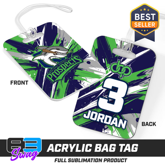 Hard Acrylic Bag Tag - Orlando Baseball Prospects - Land Sharks V.2026