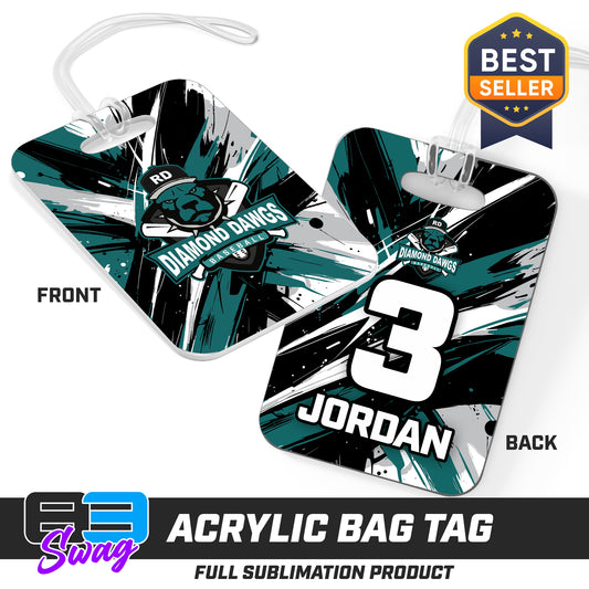 Hard Acrylic Bag Tag - Diamond Dawgs V.2016