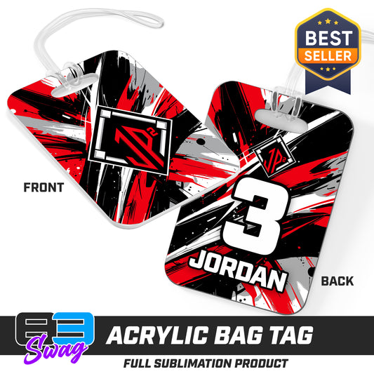 Hard Acrylic Bag Tag - JP2 Sports Baseball