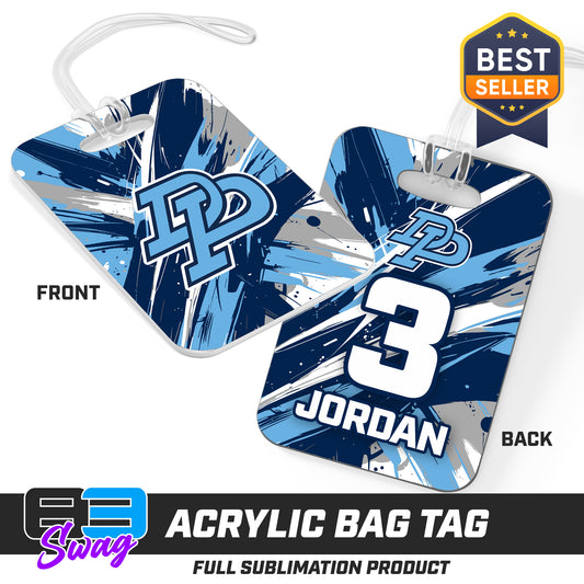 Hard Acrylic Bag Tag - Dr Phillips All Stars Baseball v.26