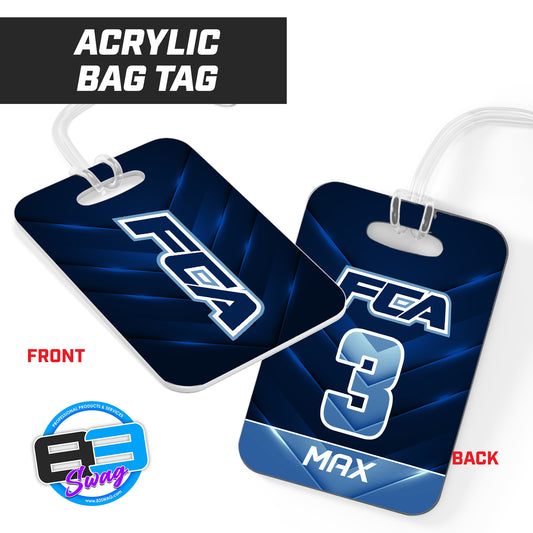 FCA -  Hard Acrylic Bag Tag