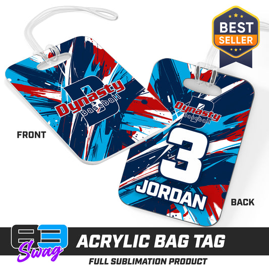 Hard Acrylic Bag Tag - North Florida Dynasty