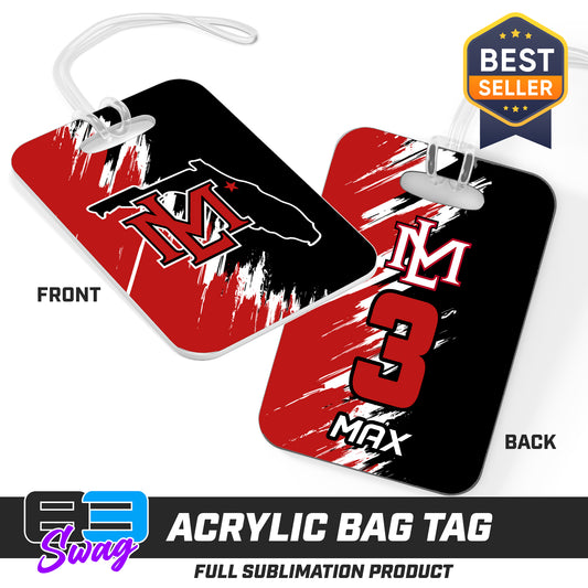 Hard Acrylic Bag Tag - Lake Mary All Stars Softball
