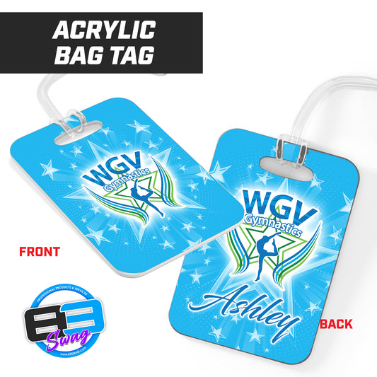 WGV Gymnastics - Hard Acrylic Bag Tag