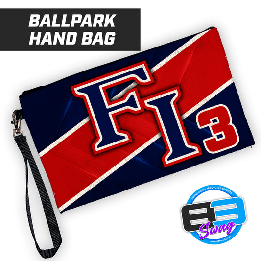 Fleming Island Baseball - 9"x5" Zipper Bag with Wrist Strap
