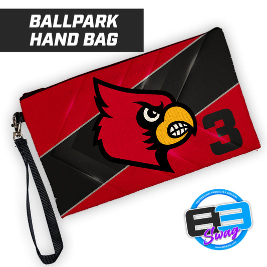 Prosper Cardinals Football - 9"x5" Zipper Bag with Wrist Strap