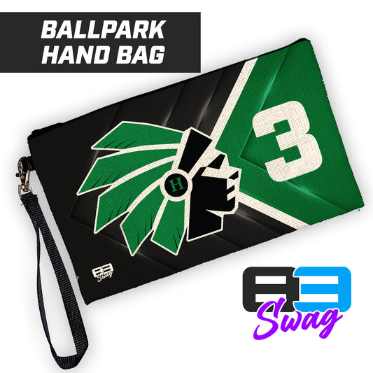 Hopatcong Warriors 2024 Edition - 9"x5" Zipper Bag with Wrist Strap