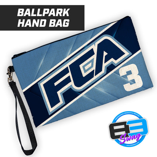 FCA - 9"x5" Zipper Bag with Wrist Strap