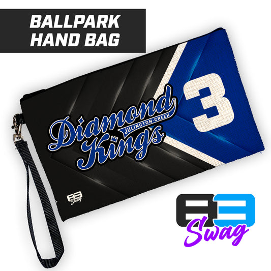 JCB Diamond Kings Baseball - 9"x5" Zipper Bag with Wrist Strap
