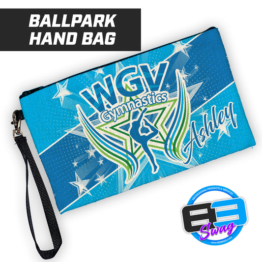 WGV Gymnastics - 9"x5" Zipper Bag with Wrist Strap