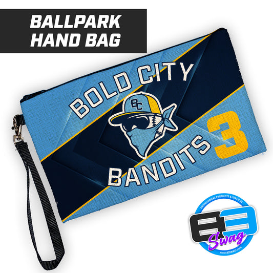 NEW! Bold City Bandits - 9"x5" Zipper Bag with Wrist Strap